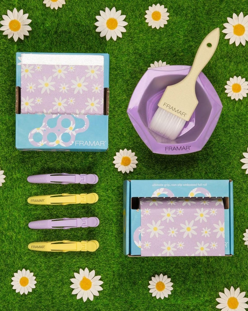 framar Daisy Hair Foils For Highlighting - Pop Up Hair Foil, Highlight Foils For Hair, Aluminum Foil Sheets, Salon Foils For Hair Stylist, Hair Dye Supplies, Non Slip 500 Pop Up Foil Sheets - Image 5